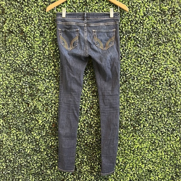 Hollister Blue Denim Midrise Skinny Jean Leggings 00R - Picture 11 of 12